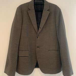 Acne Plaid Suit Jacket